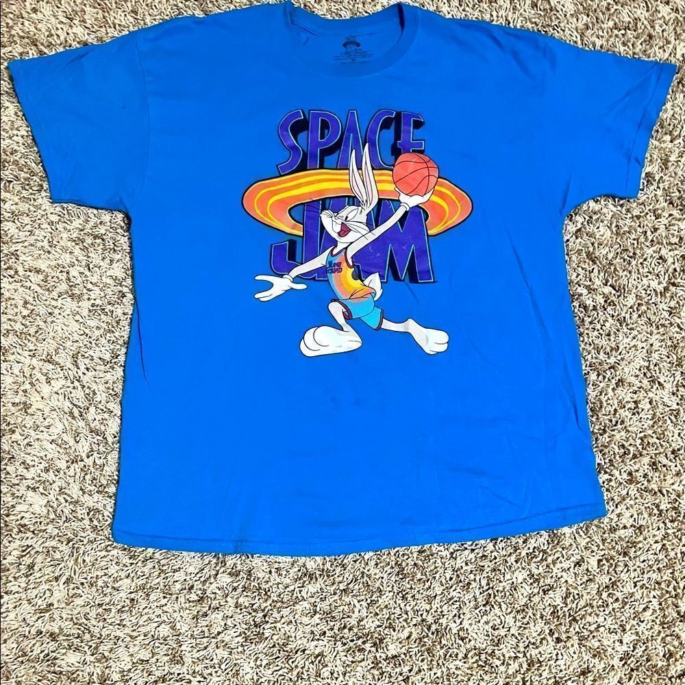 LOONEY TUNES BUGS BUNNY SPACE JAM Vintage t-shirt Awesome Graphics!
